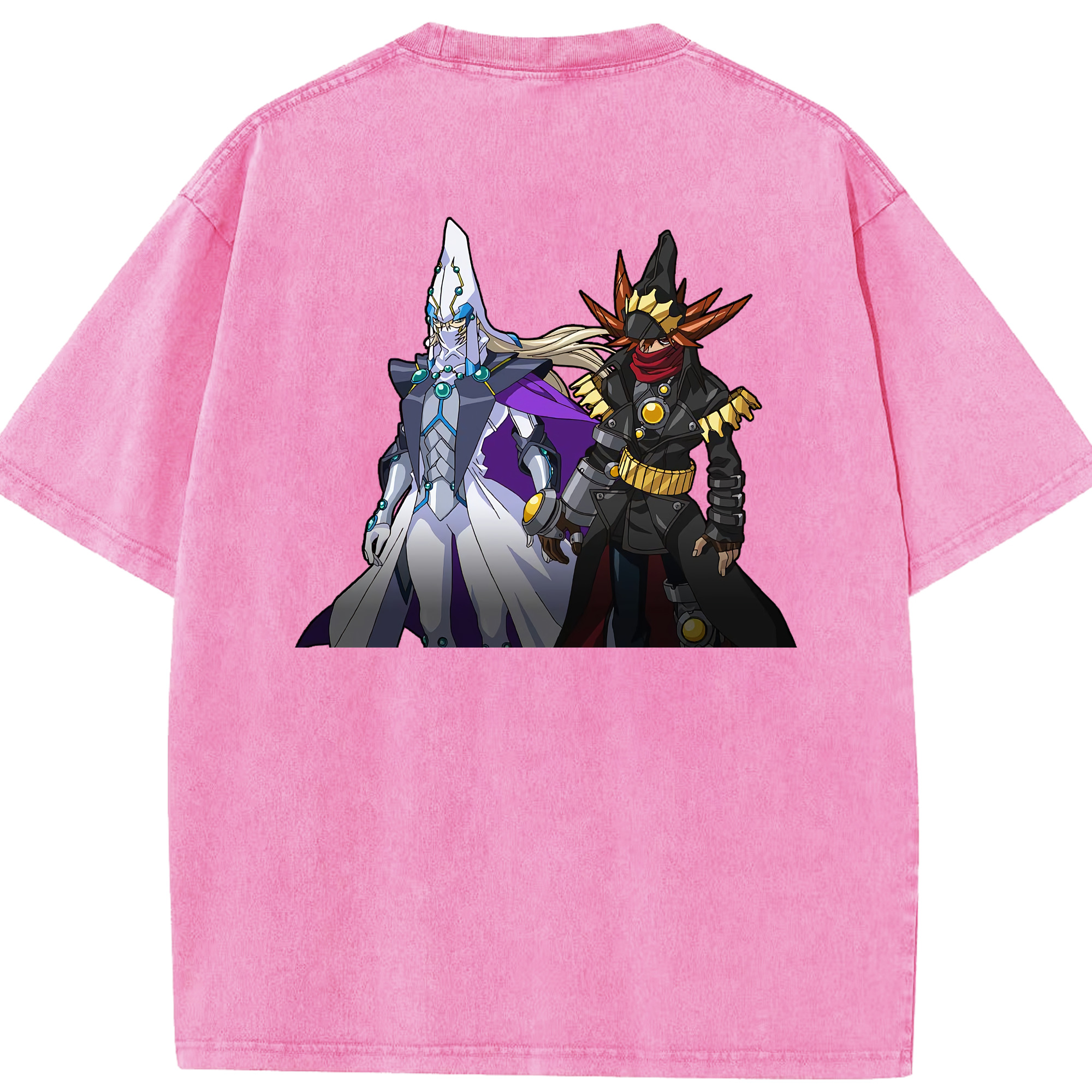 （画像用） 遊☆戯☆王 Yu-Gi-Oh! 綿100% ヴィンテージ風 半袖Tシャツ（背面プリント）